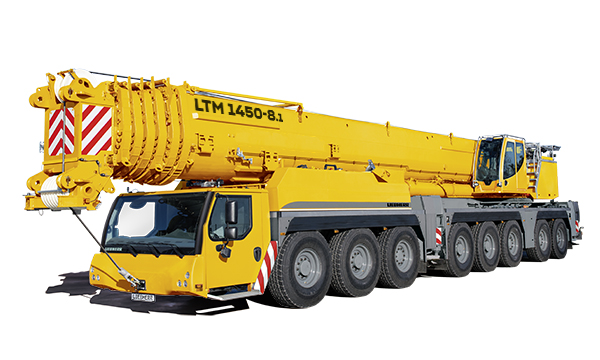 Liebherr LTM1500-8.1 dźwig samojezdny 500 ton